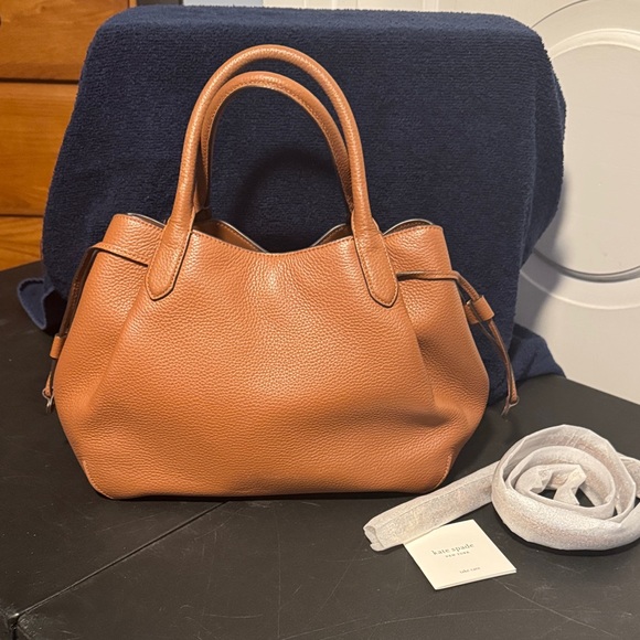 Kate Spade Tan Leather Satchel - Picture 2 of 14